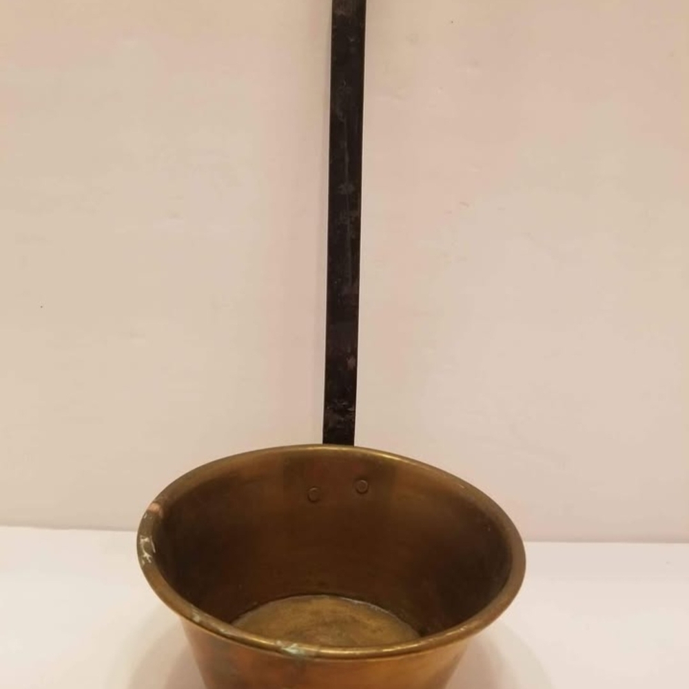 Vintage Brass Ladle with Long Handle